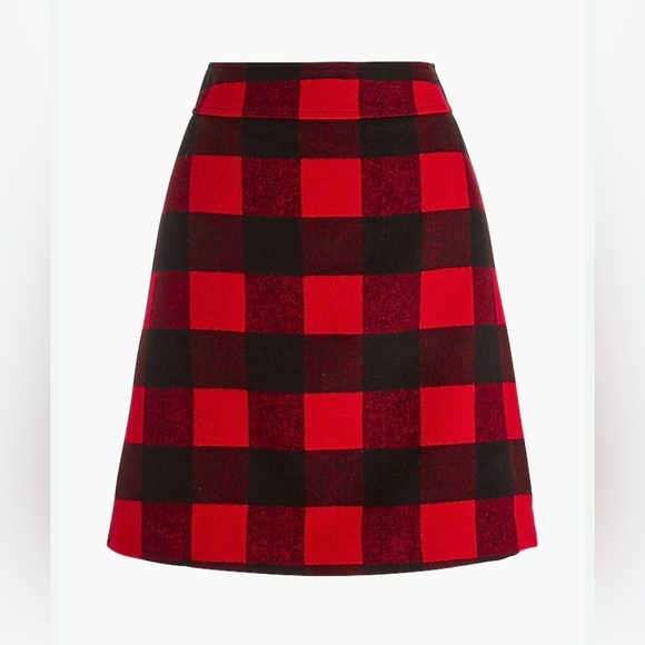 J. Crew Dresses & Skirts - J Crew Buffalo Plaid Wool Skirt